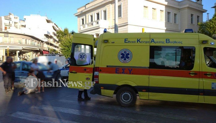 Τροχαίο ατύχημα με παράσυρση ηλικιωμένου στο κέντρο της πόλης στα Χανιά (φωτο)