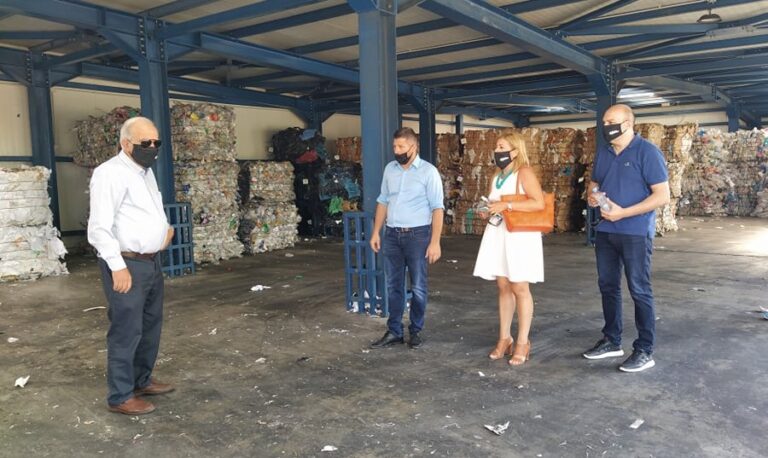 Στο Κέντρο Διαλογής Ανακυκλώσιμων Υλικών ο Δήμαρχος Ηρακλείου