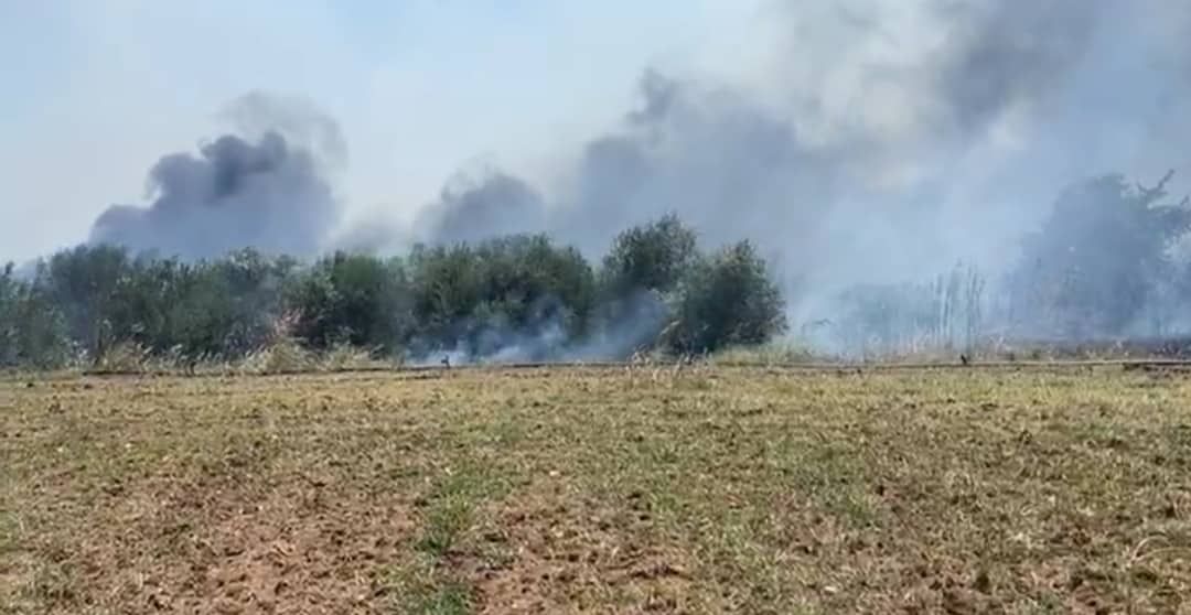 Φωτιά τώρα στον Αλμυρό Βόλου
