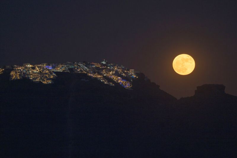 Πανσέληνος Σαντορίνι Ημεροβίγλι