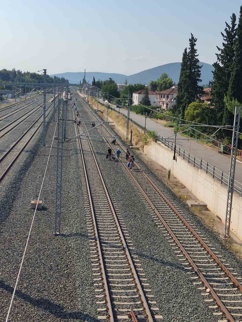 Εκτροχιασμός τρένου στη Λαμία 