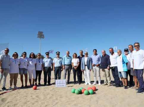 Λ. Αυγενάκης: Κάθε μέρα σχολεία με μικρού και μεγαλύτερους μαθητές γνωρίζουν τα αθλήματα άμμου στον Καρτερό