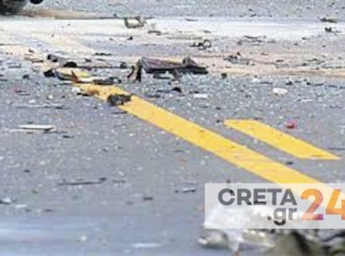 Ηράκλειο: Αυτοκίνητο ανετράπη μετά από τρελή πορεία – Πήρε «σβάρνα» τρία αυτοκίνητα