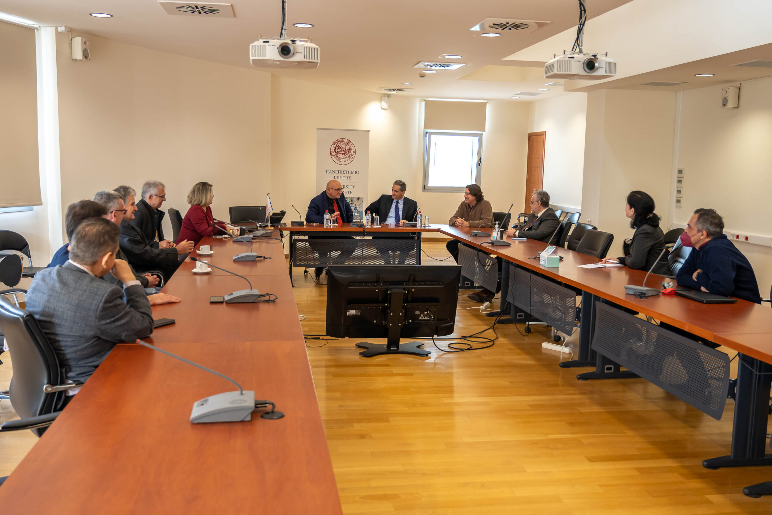 Επίσκεψη του Υφυπουργού Παιδείας και Θρησκευμάτων στο Πανεπιστήμιο Κρήτης