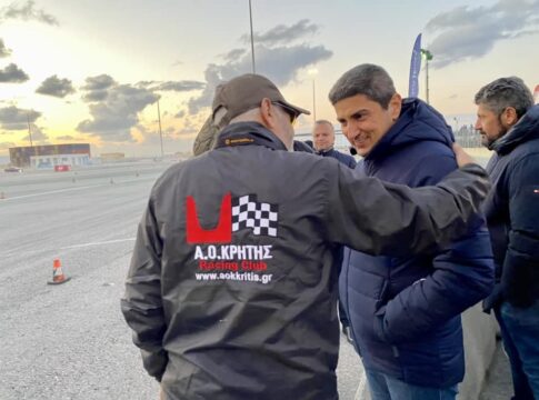 Ηράκλειο: Στον 1ο αγώνα του Πανελληνίου Πρωταθλήματος Drift ο Λευτέρης Αυγενάκης