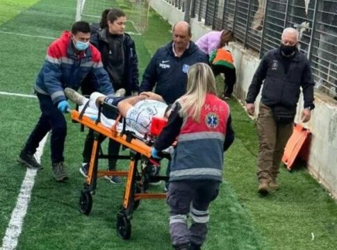 Ποδοσφαιριστής έμεινε αναίσθητος σε αγώνα Γ’ Εθνικής!