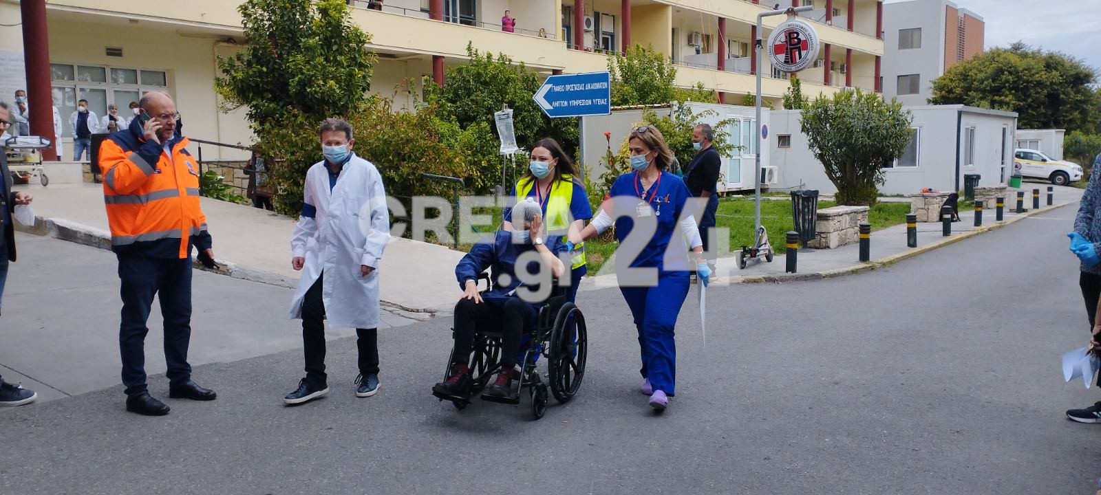 Βενιζέλειο Νοσοκομείο: Εκκένωση μετά από σεισμό και πυρκαγιά – Εικόνες από τη μεγάλη άσκηση ετοιμότητας