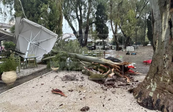 Η κακοκαιρία Daniel «σαρώνει» την Κέρκυρα: Τι συμβαίνει στο νησί