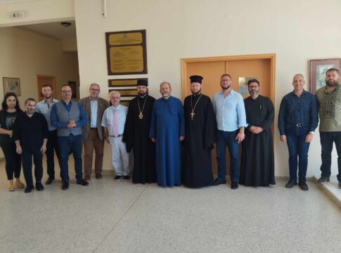 Ηράκλειο: Στην Πατριαρχική Ανώτατη Εκκλησιαστική Ακαδημία Κρήτης, Ουκρανική Αντιπροσωπεία