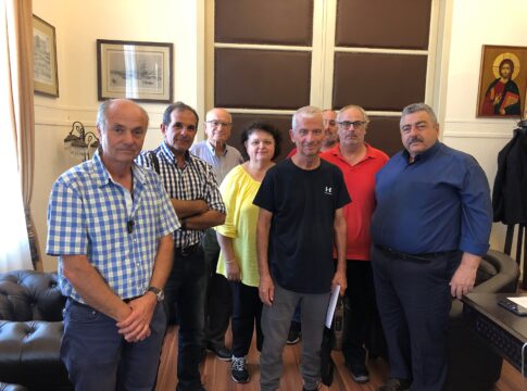 Συνάντηση Αντιπεριφερειάρχη Χανίων, Νίκου Καλογερή με τον Σύλλογο Εργαζομένων ΥΠΕΘΑ στην Κρήτη