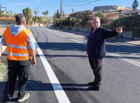 Στα έργα οδικής ασφάλειας σε Γάζι και Καρτερό ο Νίκος Σκουλάς