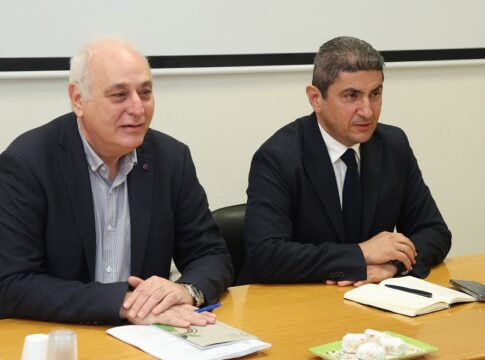 Δήμος Βιάννου: Σύσκεψη Παύλου Μπαριτάκη και Λευτέρη Αυγενάκη στο Δημαρχείο