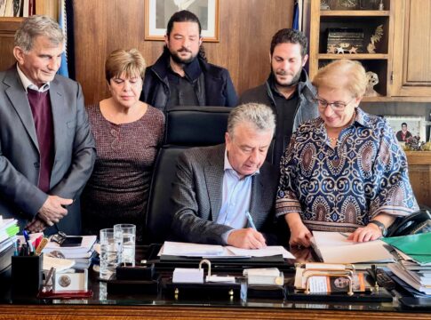 Έπεσαν οι υπογραφές για τον Αμαριώτικο δρόμο