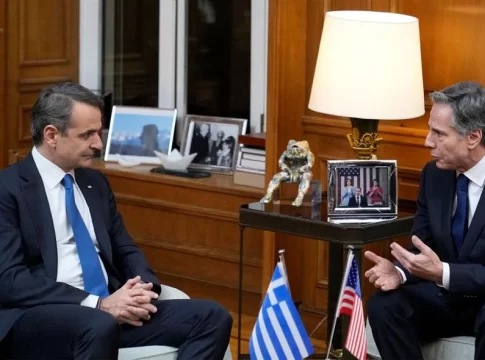 Επίσημο: Στα Χανιά η συνάντηση Μπλίνκεν – Μητσοτάκη το Σάββατο