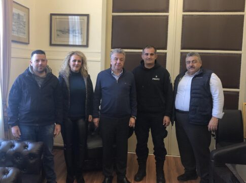 H Ένωση Αστυνομικών Υπαλλήλων Χανίων συναντήθηκε με τον Σταύρο Αρναουτάκη και τον Νίκο Καλογερή