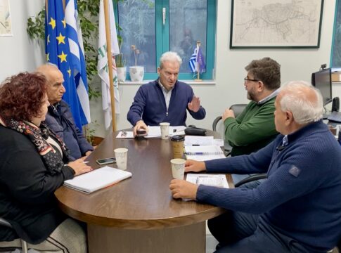 Η ομαλή υδροδότηση του Ηρακλείου στο επίκεντρο συνάντησης του Δημάρχου με τον Πρόεδρο και υπηρεσιακά στελέχη της ΔΕΥΑΗ