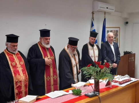 Η πρώτη Δοξολογία για το νέο έτος και η κοπή της πρωτοχρονιάτικης πίτας στο Δήμο Βιάννου