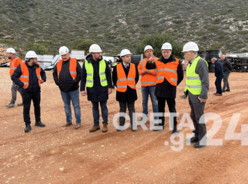 Ηλεκτρική διασύνδεση Κρήτης με την Αττική: Στον σταθμό μετατροπής της Δαμάστας στελέχη του ΑΔΜΗΕ