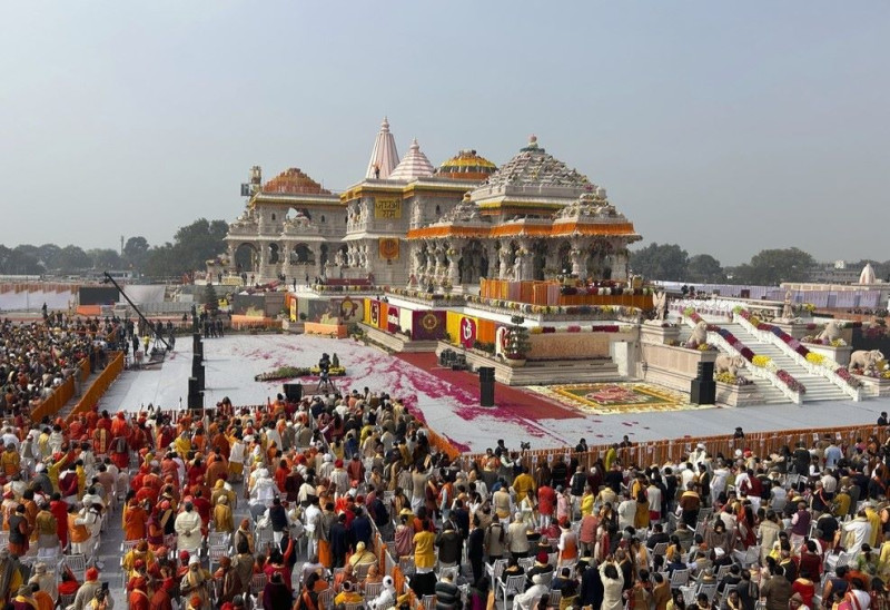 Ινδία: Μεγαλοπρεπή εγκαίνια για νέο «αιματοβαμμένο» ναό (φωτογραφίες)