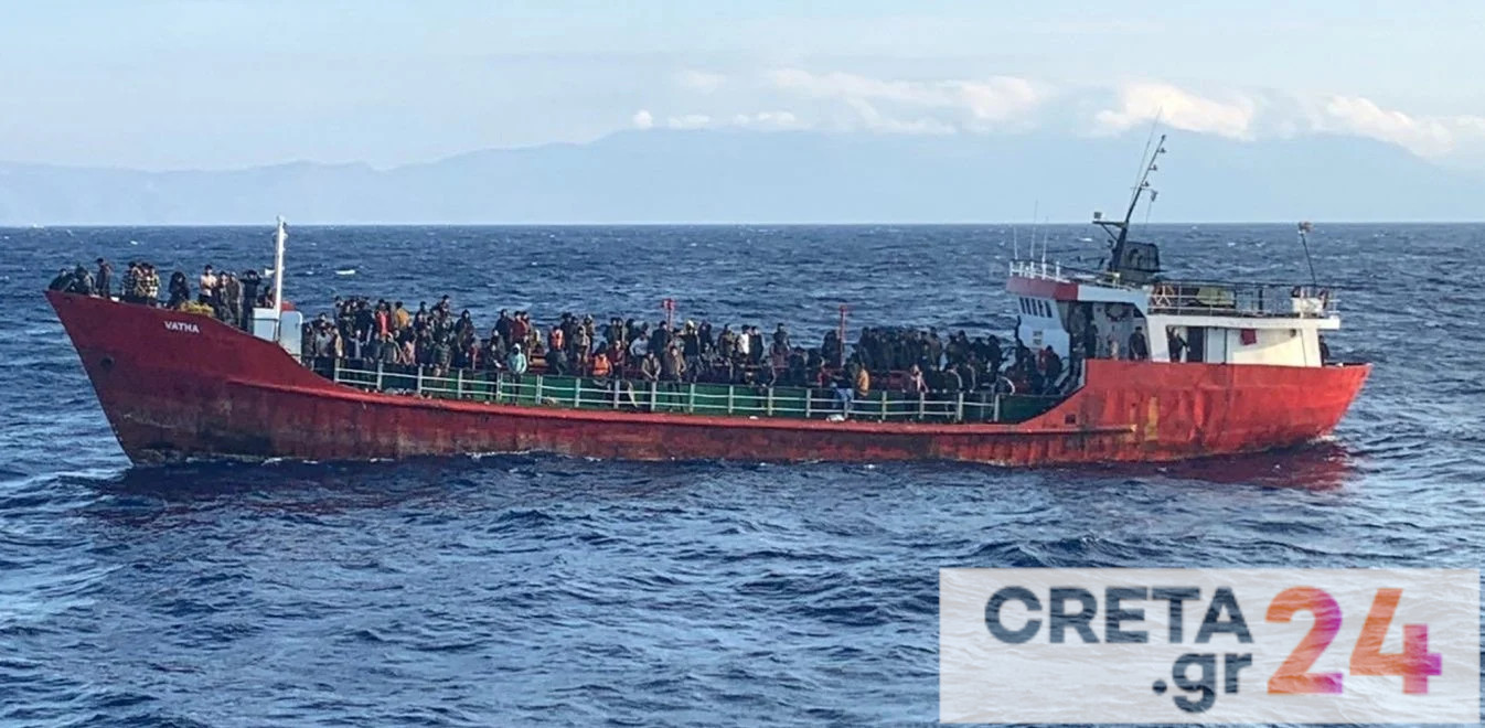 Κρήτη: Εντοπίστηκαν δύο σκάφη με δεκάδες μετανάστες ανοιχτά της Κρήτης