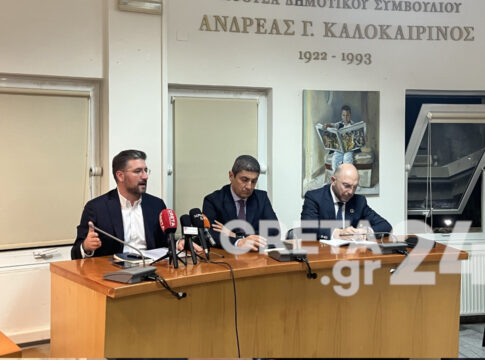 Μαλεβίζι: Σύσκεψη για την ενιαία διαχείριση υδάτων και τον πρωτογενή τομέα παρουσία Αυγενάκη