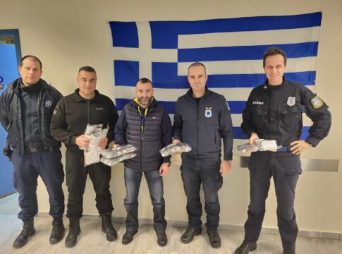 Μία σημαντική δωρεά στους αστυνομικούς του Ηρακλείου