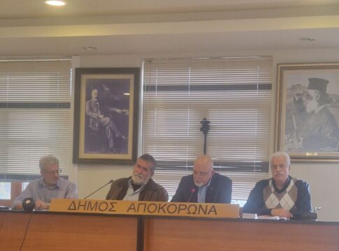 Ο Γιώργος Μουσουράκης πρόεδρος του δημοτικού συμβουλίου Αποκορώνου