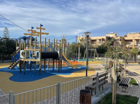 Ολοκληρώθηκε ο νέος χώρος αναψυχής στην Κοινότητα Μάλεμε, προσβάσιμος για άτομα “ΑμεΑ”, με τη δημιουργία νέας παιδικής χαράς και υπαίθριου γυμναστηρίου