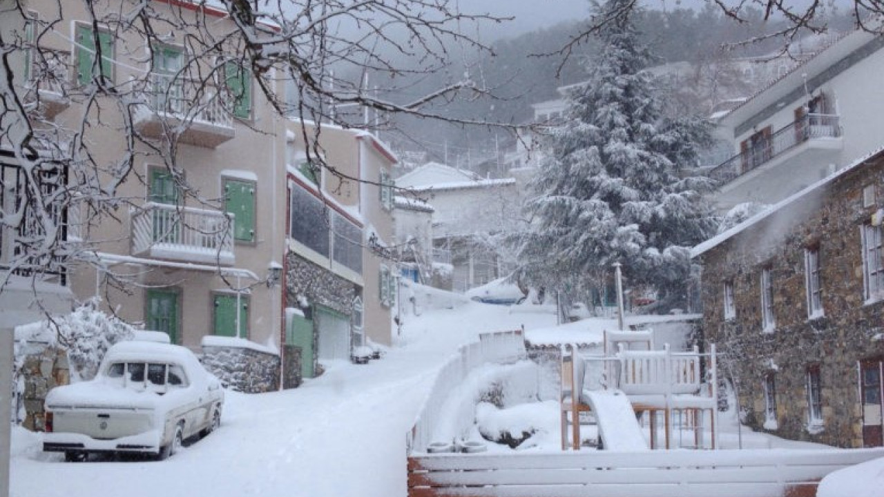 Σαμοθράκη: Κλειστά σχολεία λόγω χιονόπτωσης