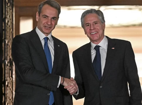 Στην Κρήτη η συνάντηση Μητσοτάκη – Μπλίνκεν την ημέρα των Θεοφανείων