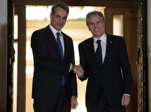 Στις 17:30 η συνάντηση Κυρ. Μητσοτάκη με Άντ. Μπλίνκεν στα Χανιά – Τα θέματα που περιλαμβάνονται στην ατζέντα