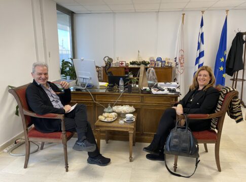 Συνάντηση Αλέξη Καλοκαιρινού – Μαρίας Καναβάκη