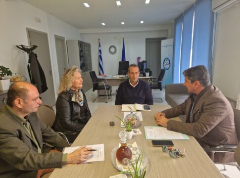 Συνάντηση Δημάρχου Χερσονήσου με εκπροσώπους της Ένωσης Επιχειρηματιών Ενοικιαζομένων Διαμερισμάτων και Δωματίων Νομού Ηρακλείου «Η ΦΙΛΟΞΕΝΙΑ»