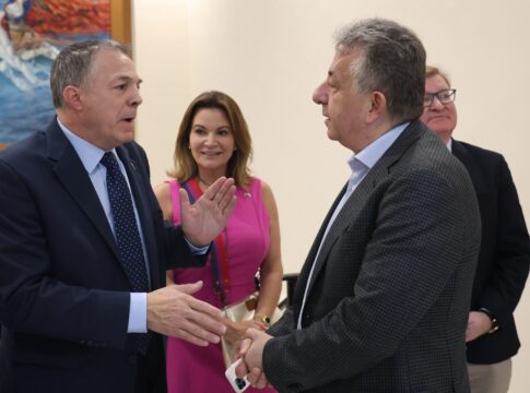 Συνάντηση εργασίας στην Περιφέρεια Κρήτης με το Διοικητικό Συμβούλιο της Παγκόσμιας Διακοινοβουλευτικής Ένωσης Ελληνισμού