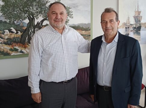 Συνάντηση Προέδρου Π.Ε.Δ. Κρήτης με τον Δήμαρχο Χερσονήσου