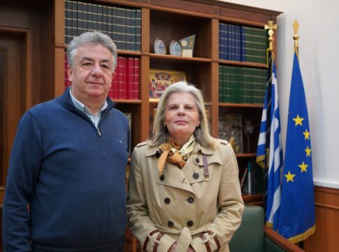 Συνάντηση του Περιφερειάρχη Κρήτης με την Επίτιμη Πρόξενο της Γερμανίας