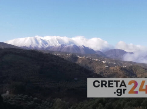 Τα πρώτα χιόνια στην Κρήτη