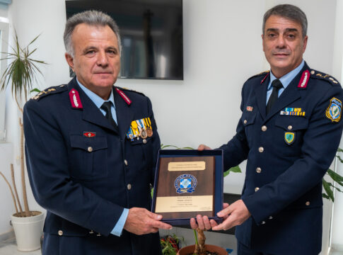 Τελετή παράδοσης-παραλαβής στη Γενική Αστυνομική Διεύθυνση Κρήτης