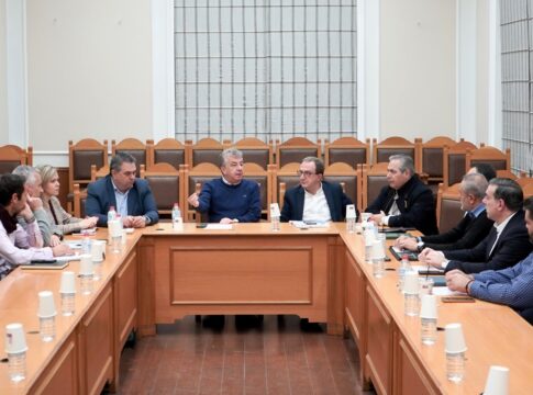 Την πρώτη συνάντηση εργασίας με τους θεματικούς Αντιπεριφερειάρχες είχε ο Περιφερειάρχης Κρήτης