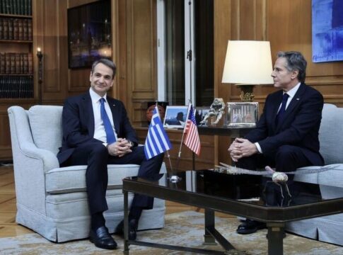 Το απόγευμα η συνάντηση Μητσοτάκη-Μπλίνκεν στα Χανιά – Στο τραπέζι τα F-35