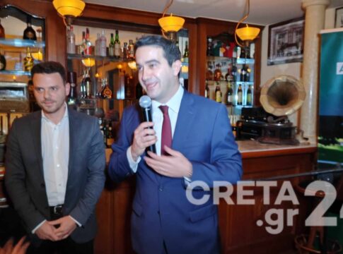 Έκοψε την πίτα της η Ν.Ε. Χανίων του ΠΑΣΟΚ παρουσία του Μιχάλη Κατρίνη