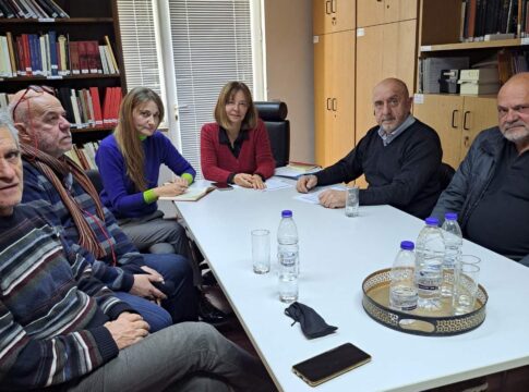 Επίσκεψη δημάρχου Σφακίων στην Εφορεία Αρχαιοτήτων Χανίων