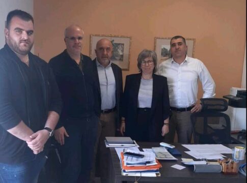 Επίσκεψη δημάρχου Σφακίων στην Περιφέρεια Κρήτης