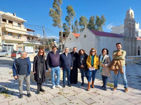 Εργασίες συντήρησης και αποκατάστασης στον ναό του Αγίου Τίτου στο Τυμπάκι