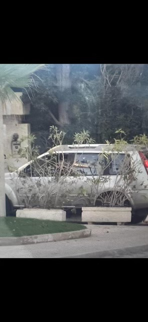 Το αμάξι του δράστη στη Γλυφάδα
