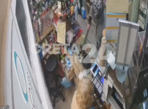 Ηράκλειο: Συνελήφθη ο επίδοξος ληστής που εισέβαλε με ματσέτα σε μίνι μάρκετ