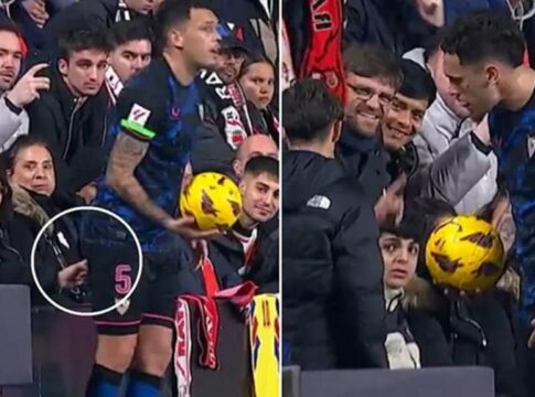 Οπαδός ακούμπησε με το δάχτυλο τα οπίσθια του Οκάμπος της Σεβίλλης ενώ εκτελούσε πλάγιο!