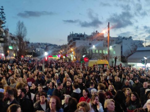 Ρέθυμνο: Τεράστια συμμετοχή στο συλλαλητήριο για την υγεία