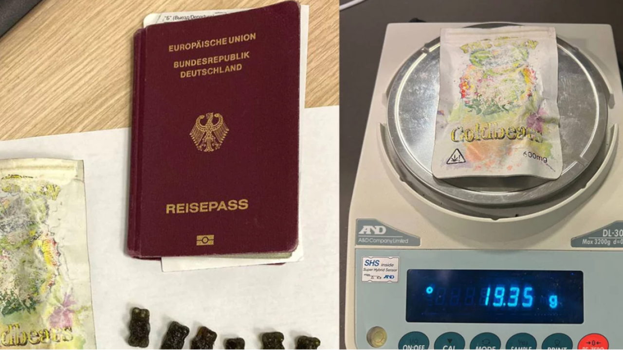 Ρωσία: Συνελήφθη Γερμανός που ταξίδευε με καραμέλες κάνναβης στις αποσκευές