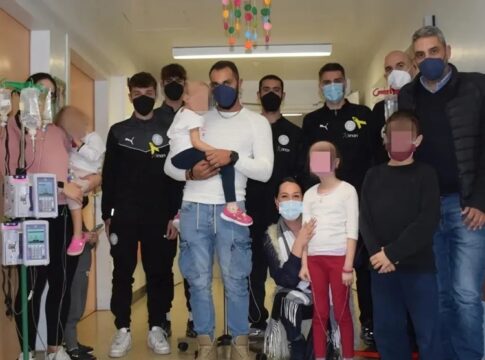 Στην Ογκολογική Παίδων του ΠΑΓΝΗ ο ΟΦΗ (Photos)